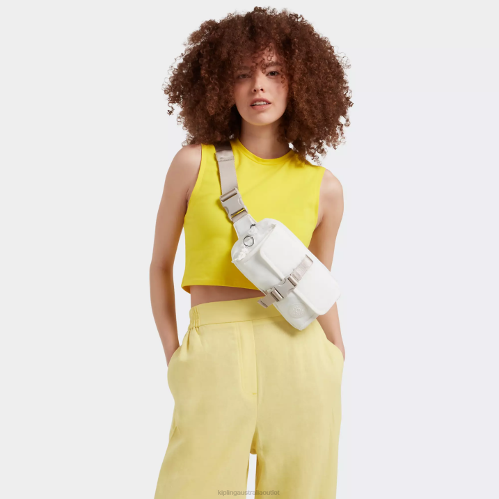 Izzet Waist Pack Kipling Alabaster Women 8T6J33 Waist Pack