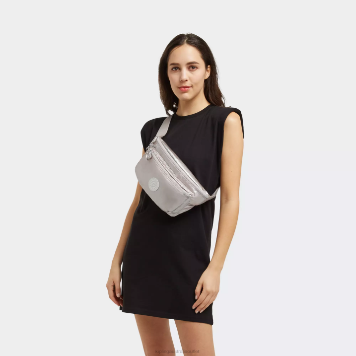 Yasemina Extra Large Metallic Waist Pack Kipling Metallic Glow Women 8T6J285 Waist Pack