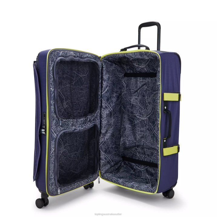 Spontaneous Large Rolling Luggage Kipling Ultimate Navy Women 8T6J520 Rolling Luggage