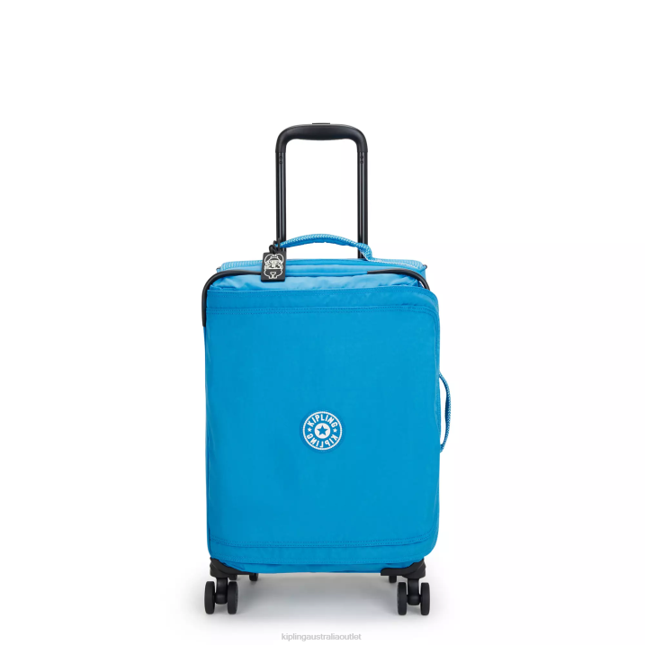 Spontaneous Small Rolling Luggage Kipling Eager Blue Women 8T6J505 Rolling Luggage