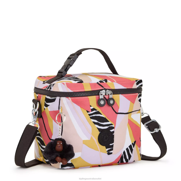 Graham Printed Lunch Bag Kipling Abstract Leave Women 8T6J624 Lunch Bags