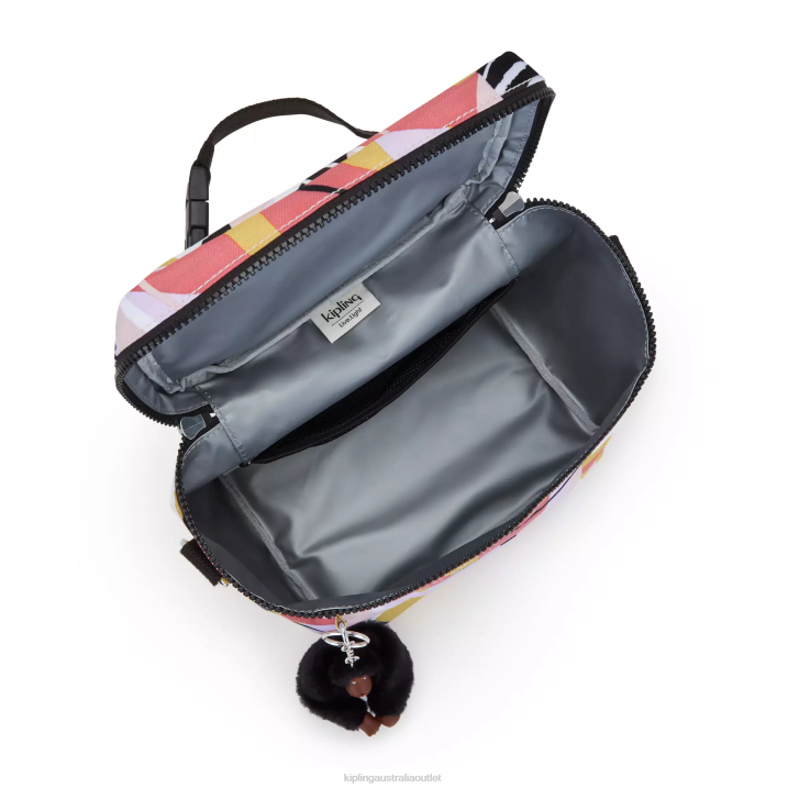 Graham Printed Lunch Bag Kipling Abstract Leave Women 8T6J624 Lunch Bags