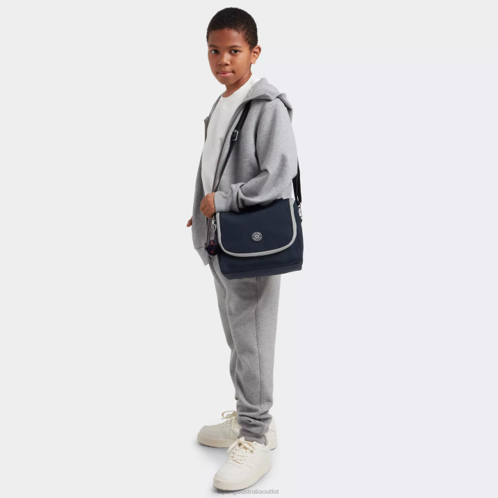 New Kichirou Kichirou Lunch Bag Kipling True Blue Grey Women 8T6J657 Lunch Bags