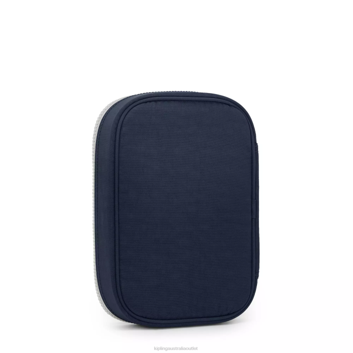 100 Pens Case Kipling True Blue Grey Women 8T6J569 Pens & Pencil Cases