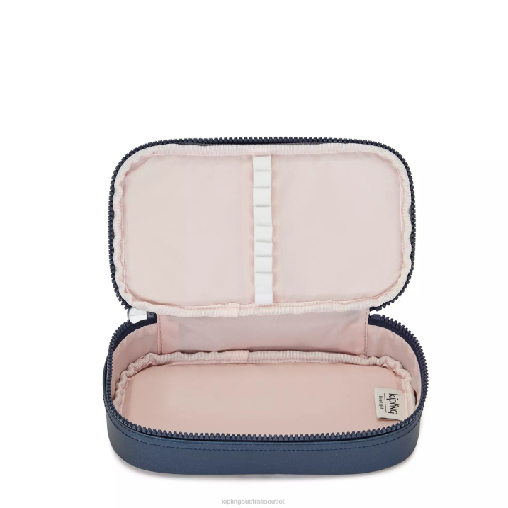 50 Pens Metallic Case Kipling Admiral Blue Women 8T6J599 Pens & Pencil Cases