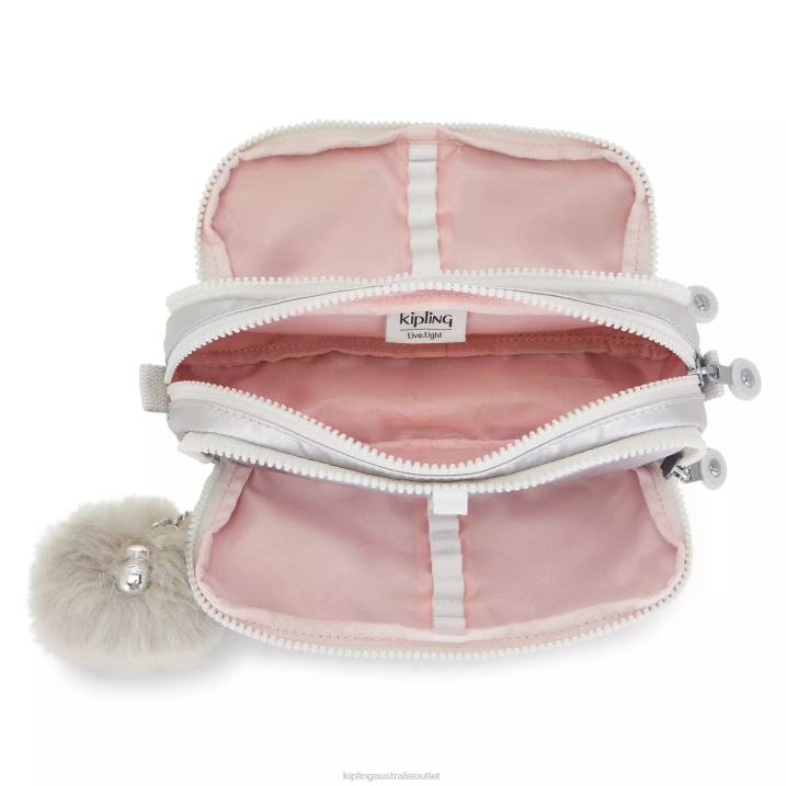 Gitroy Metallic Pencil Case Kipling Candy Metallic Women 8T6J602 Pens & Pencil Cases