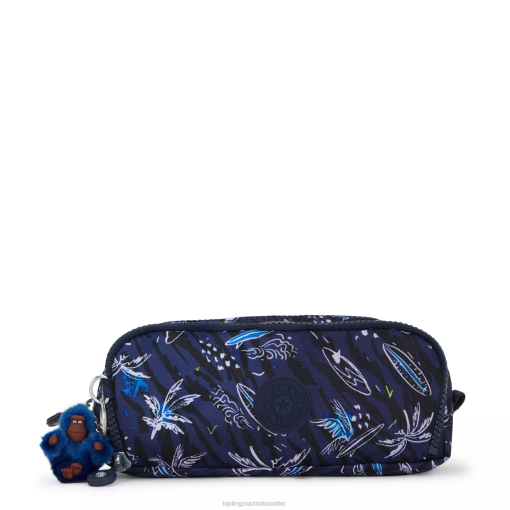 Gitroy Printed Pencil Case Kipling Surf Sea Print Women 8T6J600 Pens & Pencil Cases